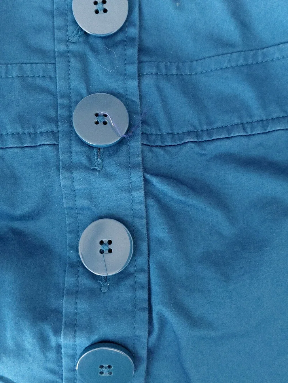 Talbots Plus Size Teal Cotton Skirt